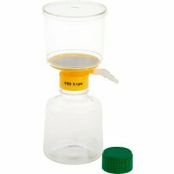 Celltreat Scientific Products CELLTREAT 500mL Filter System, PES Filter, 0.10m, 90mm, Sterile, Polystyrene, 12/PK 229723